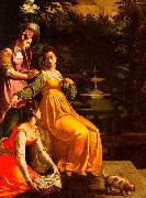 Jacopo da Empoli Susanna and the Elders Germany oil painting artist